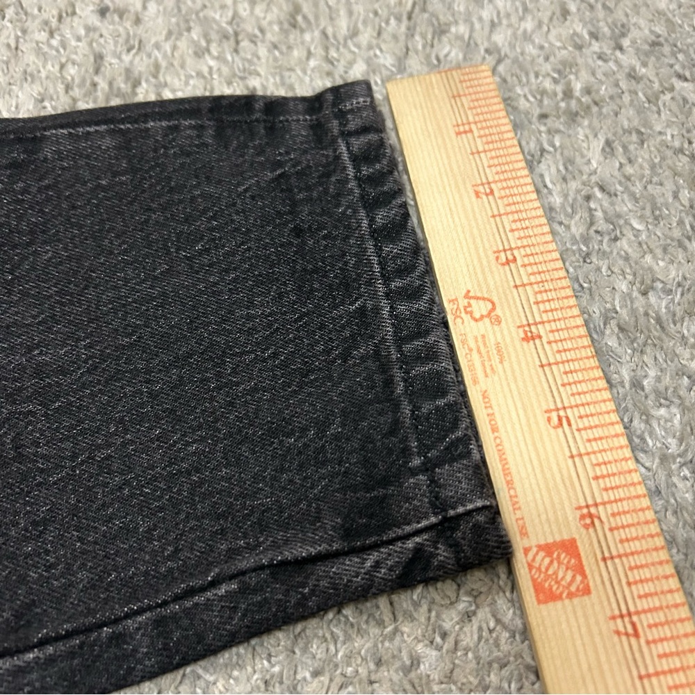 Good American Good Mom Jeans Women’s 4/27 Black Denim New with Tags Ankle - Picture 6 of 12